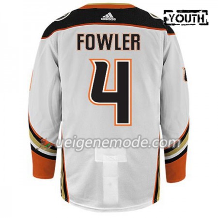 Kinder Eishockey Anaheim Ducks Trikot CAM FOWLER 4 Adidas Weiß Authentic